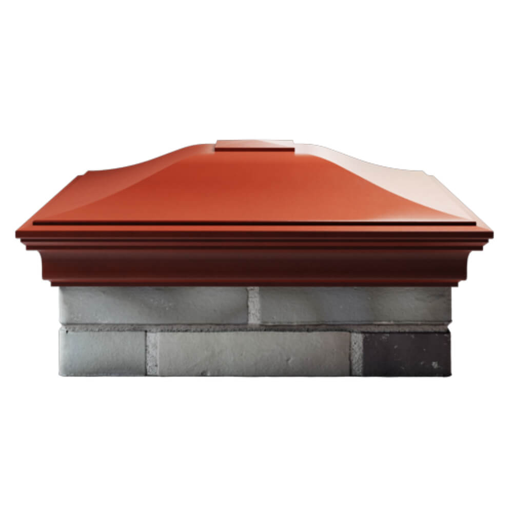 Колпак Zking Монблан Красный на столб 2х2 кирпича (515х515мм) в Шахтах фото