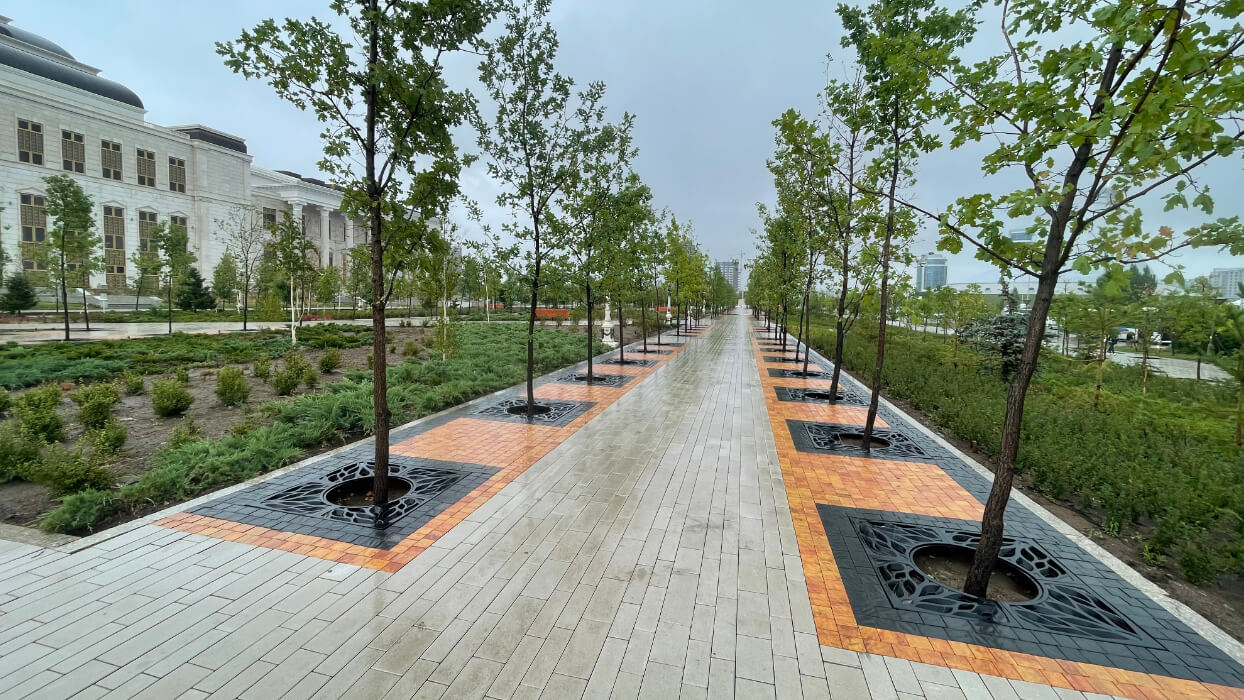 Приствольная решетка для дерева ZKING CRUST 1.2х1.2м Черная в Шахтах фото