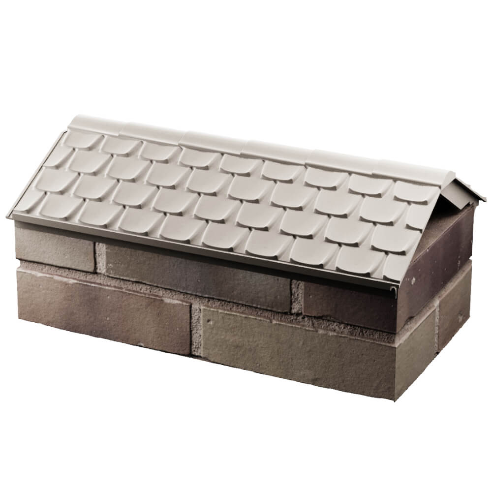 Парапет Zking Эльбрус Бежевый с посадкой на 1 кирпич (255мм) в Шахтах фото