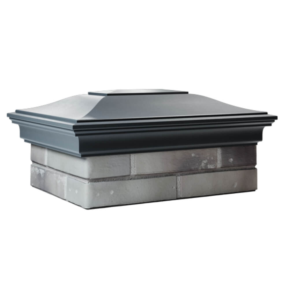 Колпак Zking Монблан Серый на столб 2х1.5 кирпича (515х385мм) в Шахтах фото