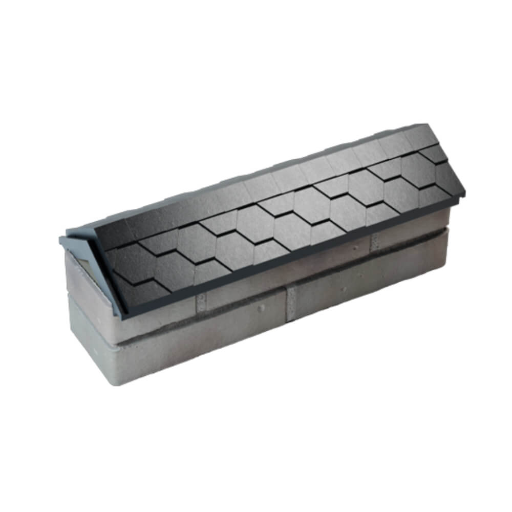 Парапет Zking Эверест Черный с посадкой на 0.5 кирпича (130мм) в Шахтах фото