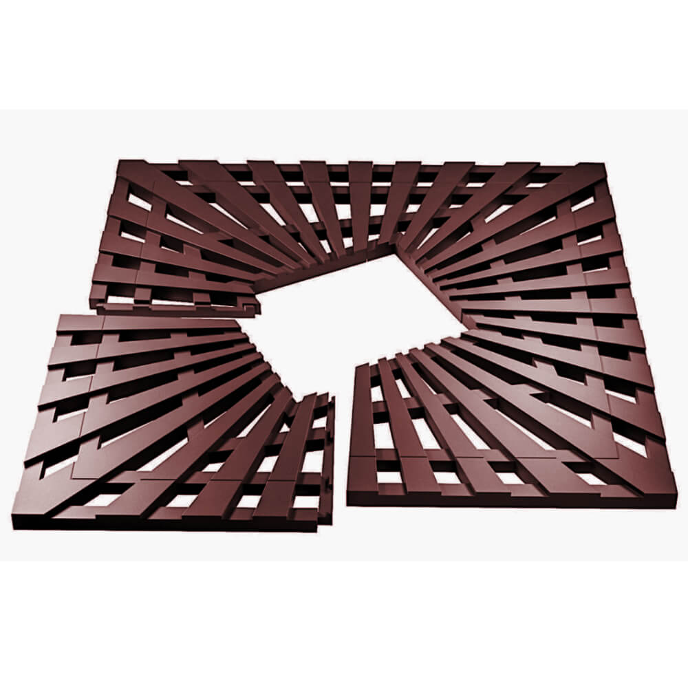 Приствольная решетка для дерева ZKING ATMOSPHERE 1.2х1.2м Коричневая в Шахтах фото