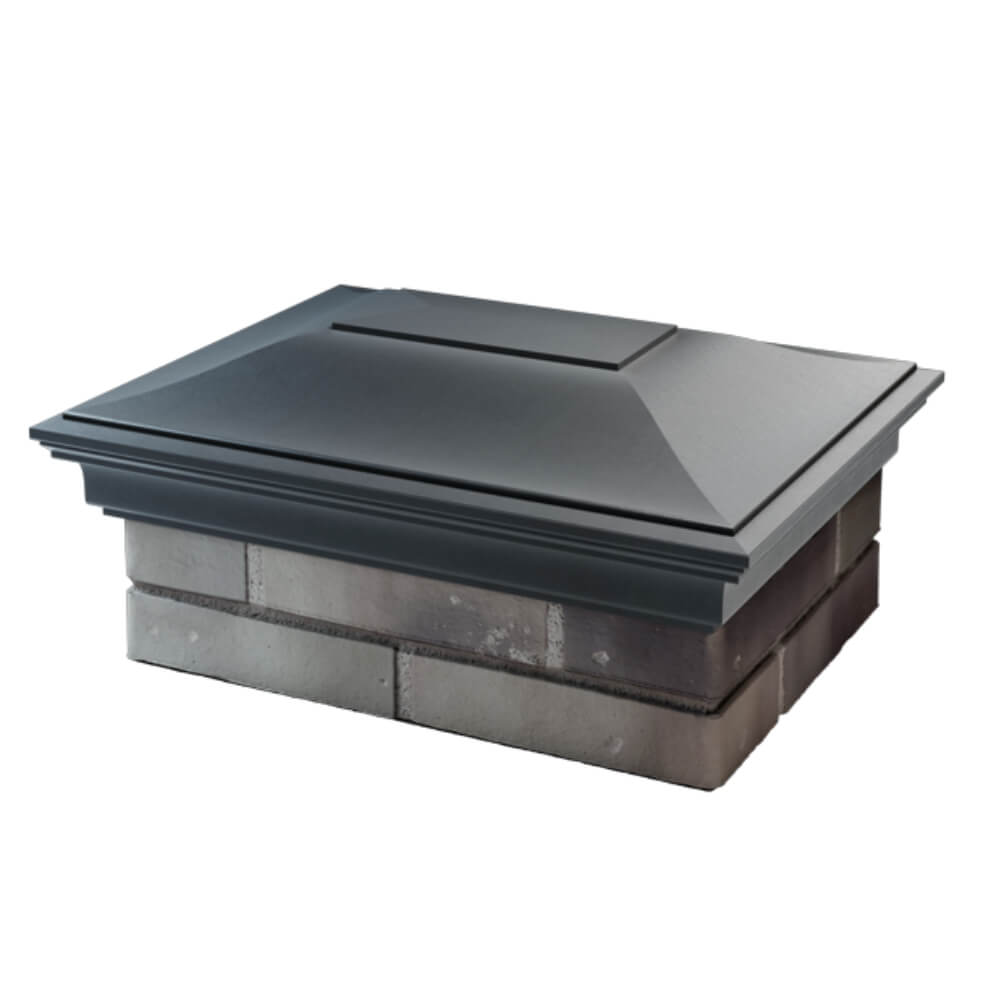 Колпак Zking Монблан Серый на столб 2х1.5 кирпича (515х385мм) в Шахтах фото