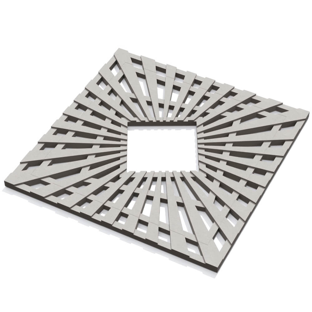 Приствольная решетка для дерева ZKING ATMOSPHERE 1.2х1.2м Бежевая в Шахтах фото