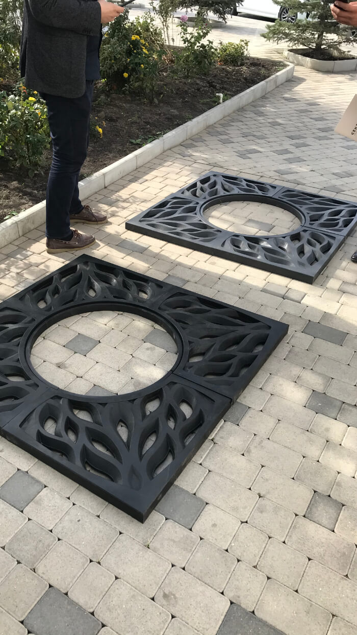 Приствольная решетка для дерева ZKING CRUST 1.2х1.2м Черная в Шахтах фото