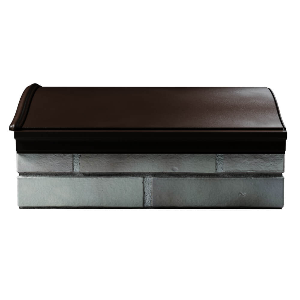 Парапет Zking Монблан Коричневый посадка на 1.5 кирпича (355/385мм) в Шахтах фото