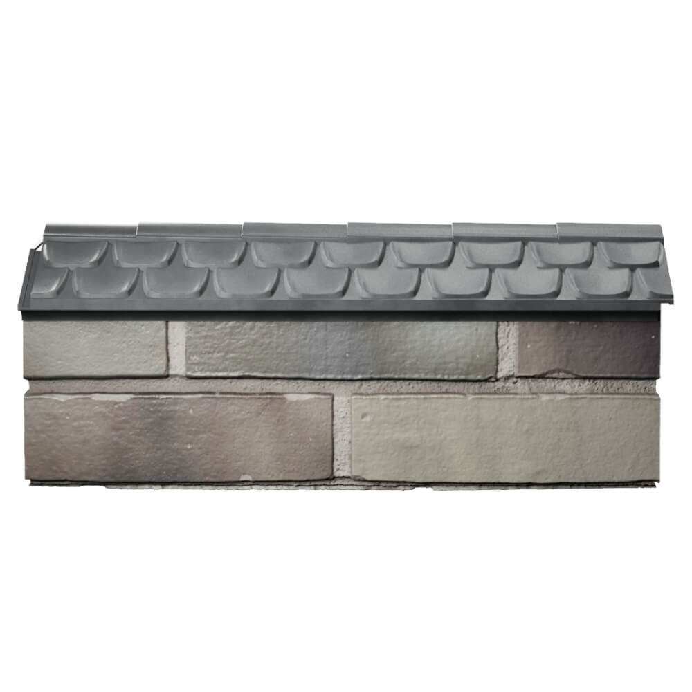 Парапет Zking Эльбрус Серый с посадкой на 0.5 кирпича (130мм) в Шахтах фото