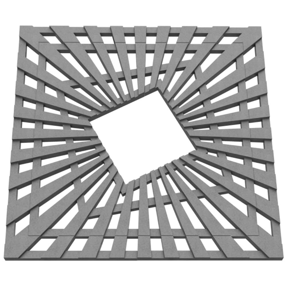 Приствольная решетка для дерева ZKING ATMOSPHERE 1.2х1.2м Серая в Шахтах фото