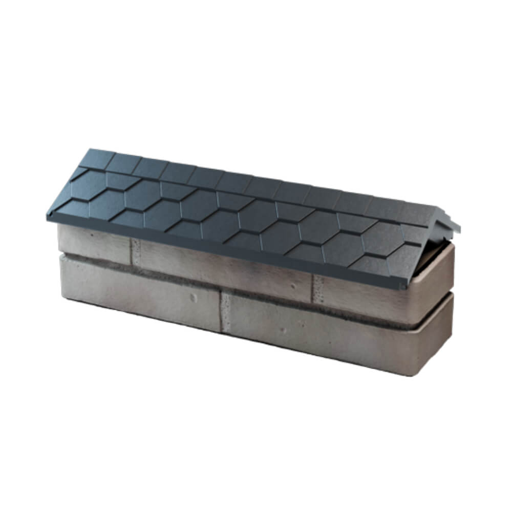 Парапет Zking Эверест Серый с посадкой на 0.5 кирпича (130мм) в Шахтах фото