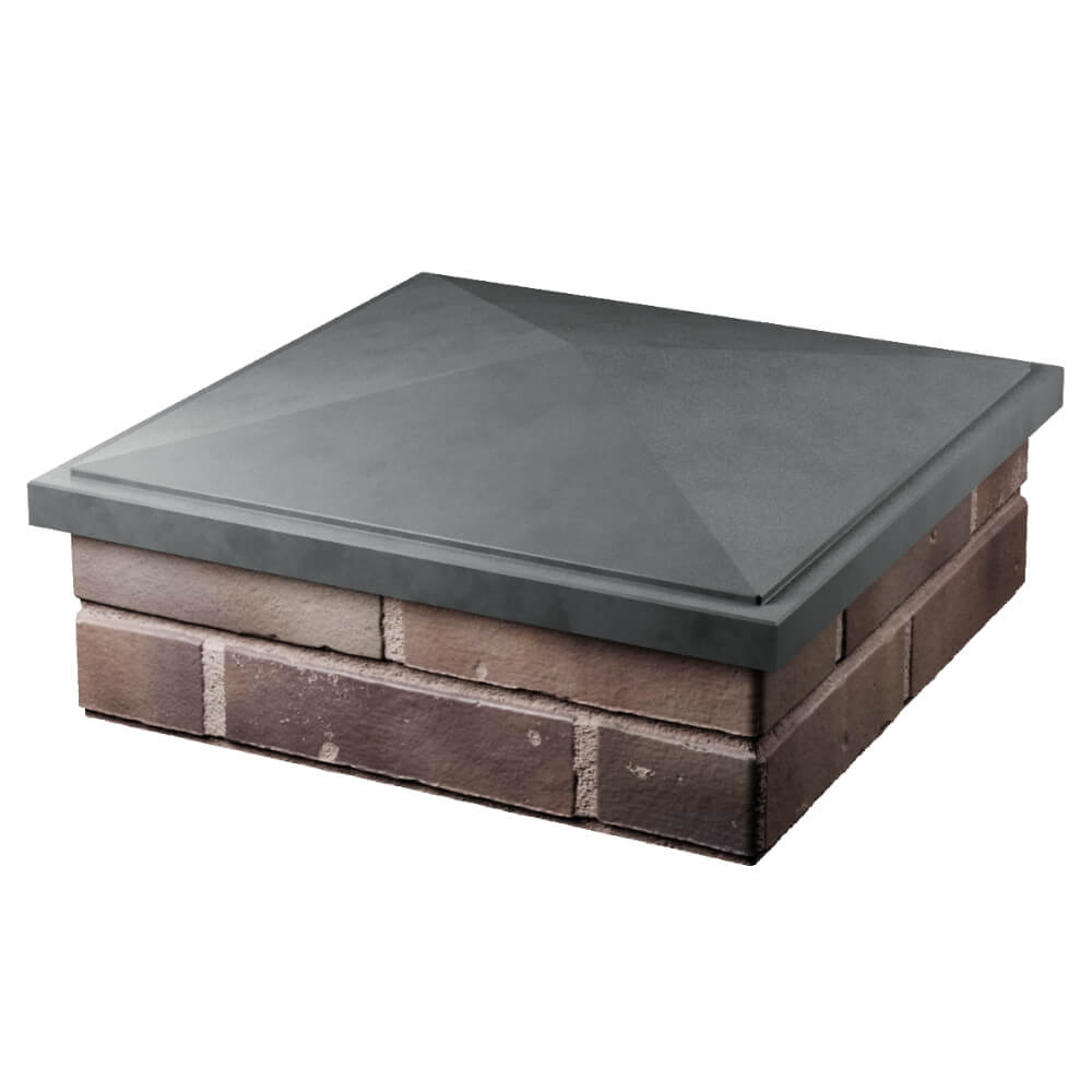 Колпак Zking БонаМоно Серый на столб 2х2 кирпича (515х515, 530х530мм) в Шахтах фото