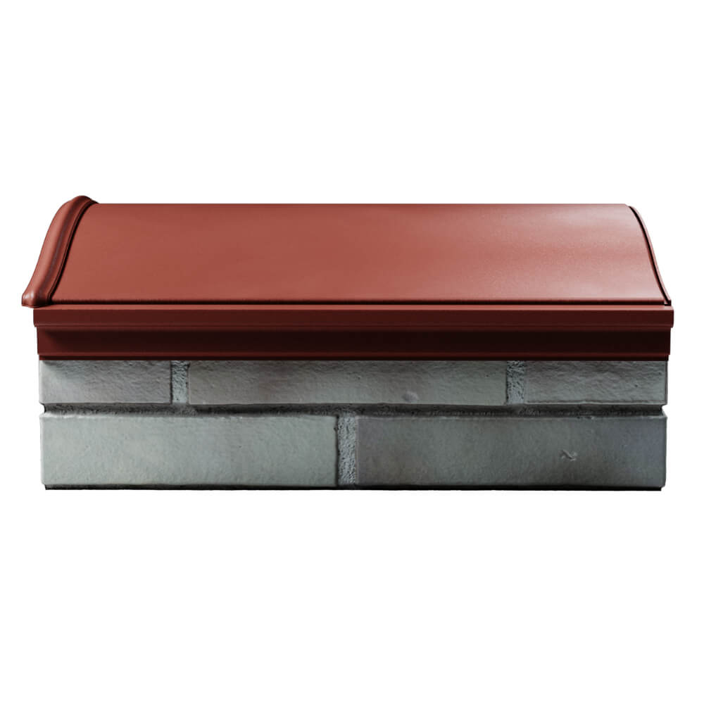 Парапет Zking Монблан Красный посадка на 1.5 кирпича (355/385мм) в Шахтах фото