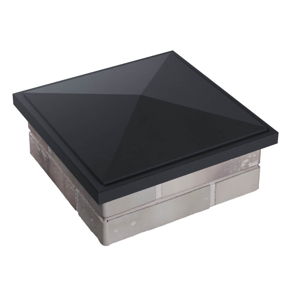 Колпак Zking БонаМоно Серый на столб 1.5х1.5 кирпича (385х385, 400х400мм) в Шахтах фото