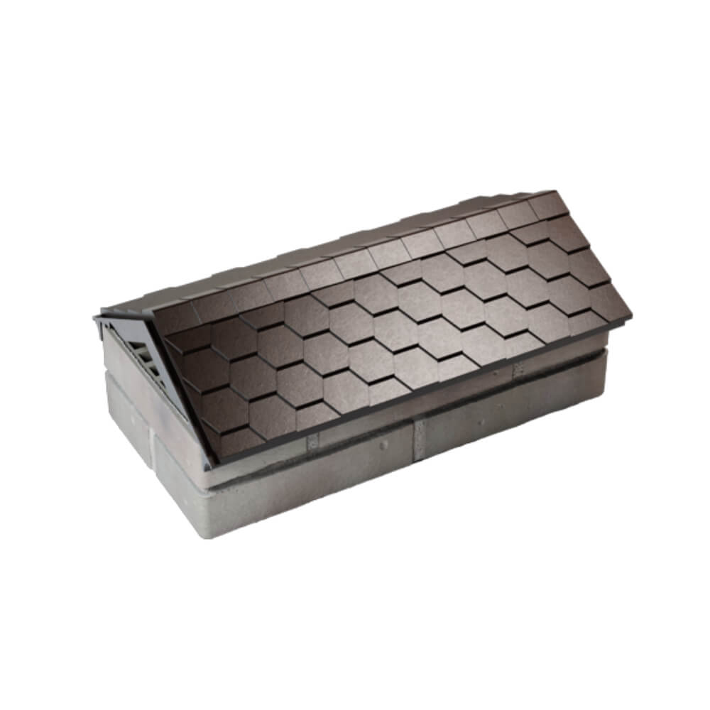 Парапет Zking Эверест Коричневый с посадкой на 1 кирпич (200/225/255мм) в Шахтах фото