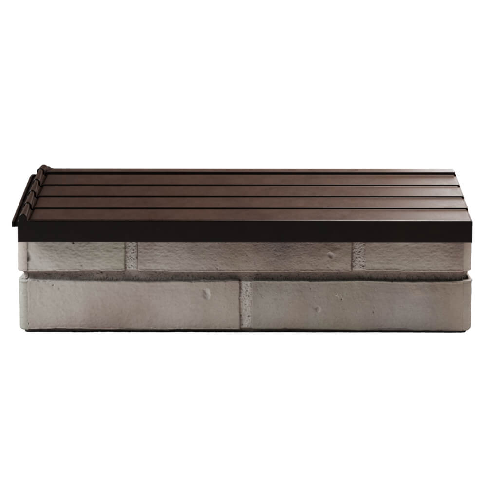 Парапет Zking Бона ХайТек Коричневый с посадкой на 1 кирпич (200/225/255мм) в Шахтах фото