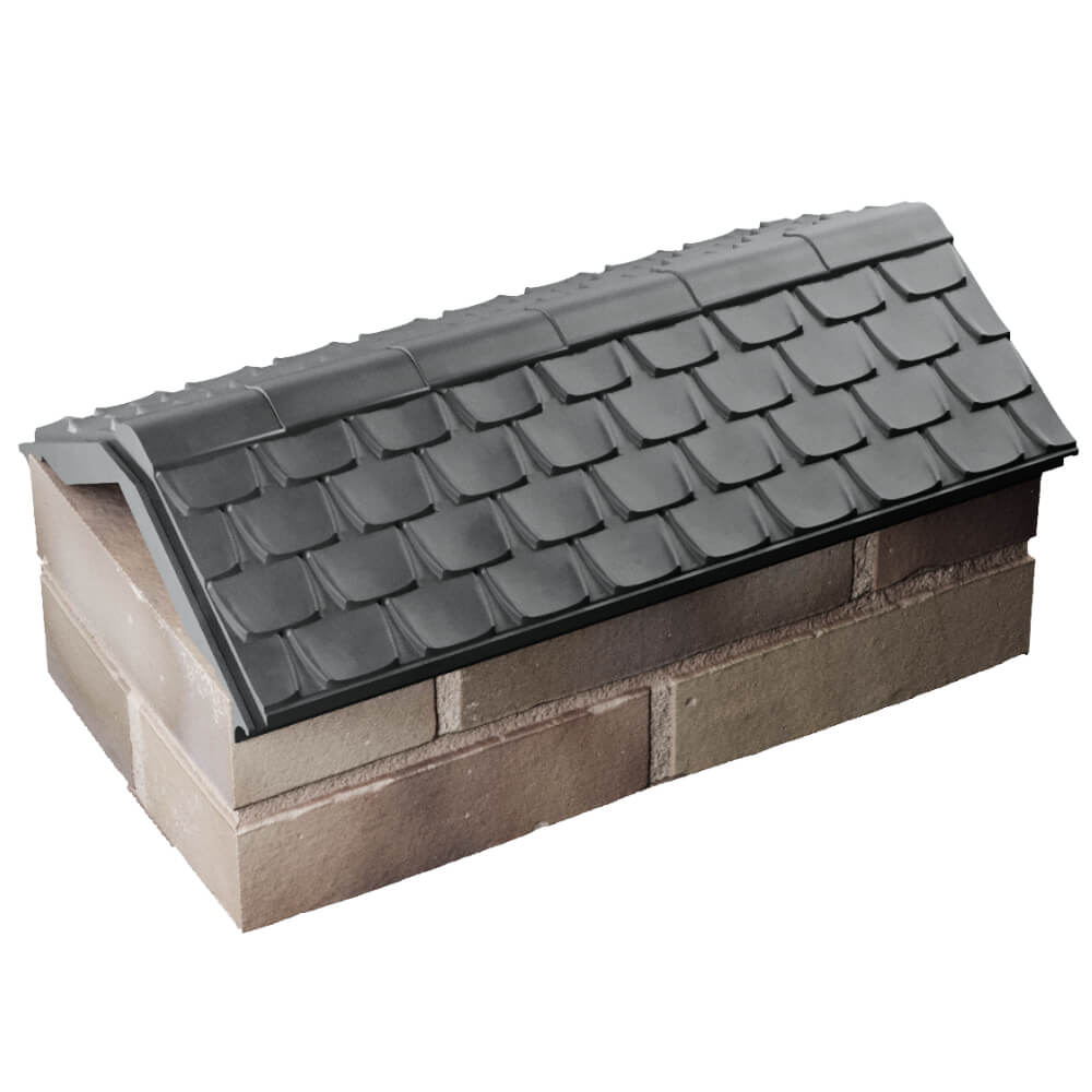 Парапет Zking Эльбрус Серый с посадкой на 1 кирпич (255мм) в Шахтах фото