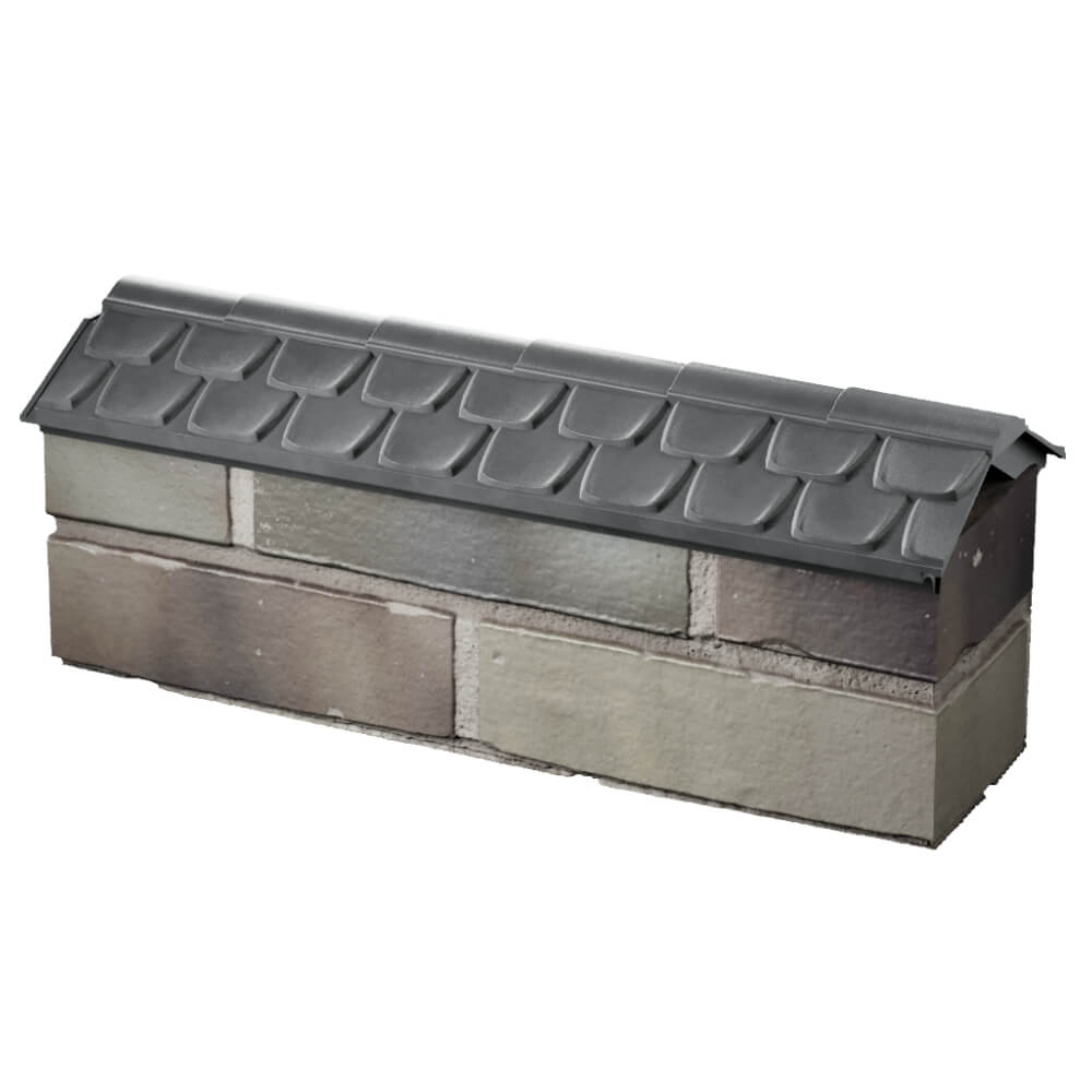 Парапет Zking Эльбрус Серый с посадкой на 0.5 кирпича (130мм) в Шахтах фото