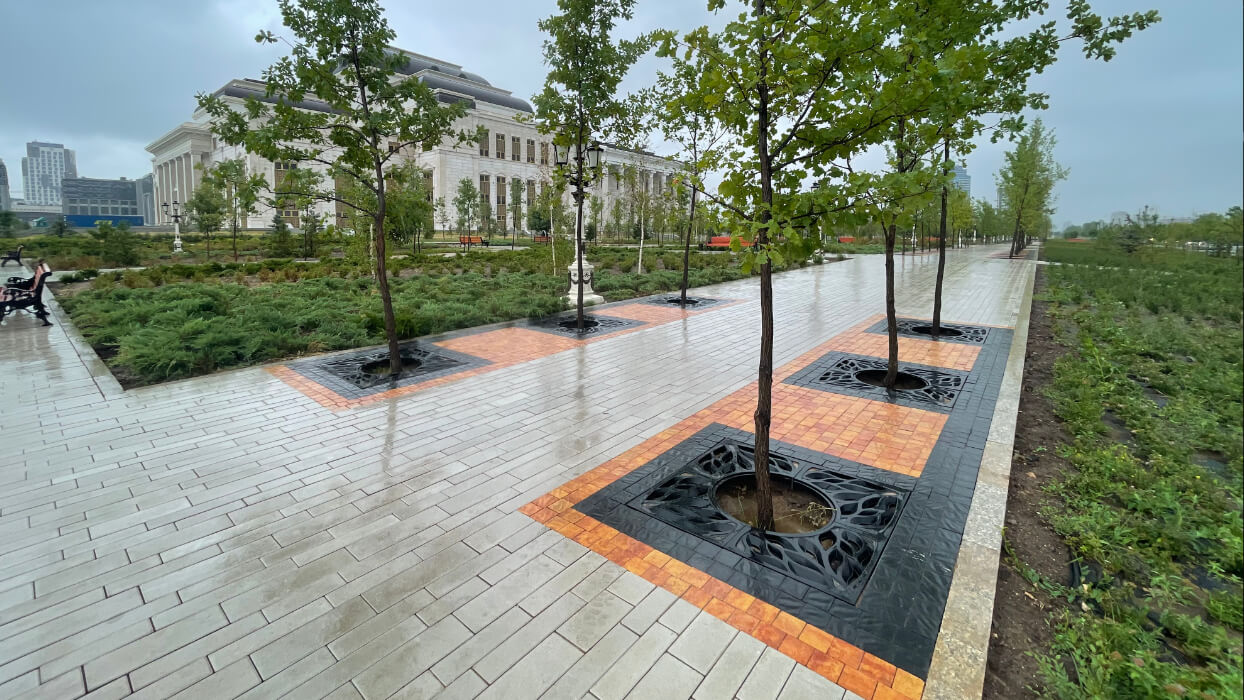 Приствольная решетка для дерева ZKING CRUST 1.2х1.2м Черная в Шахтах фото