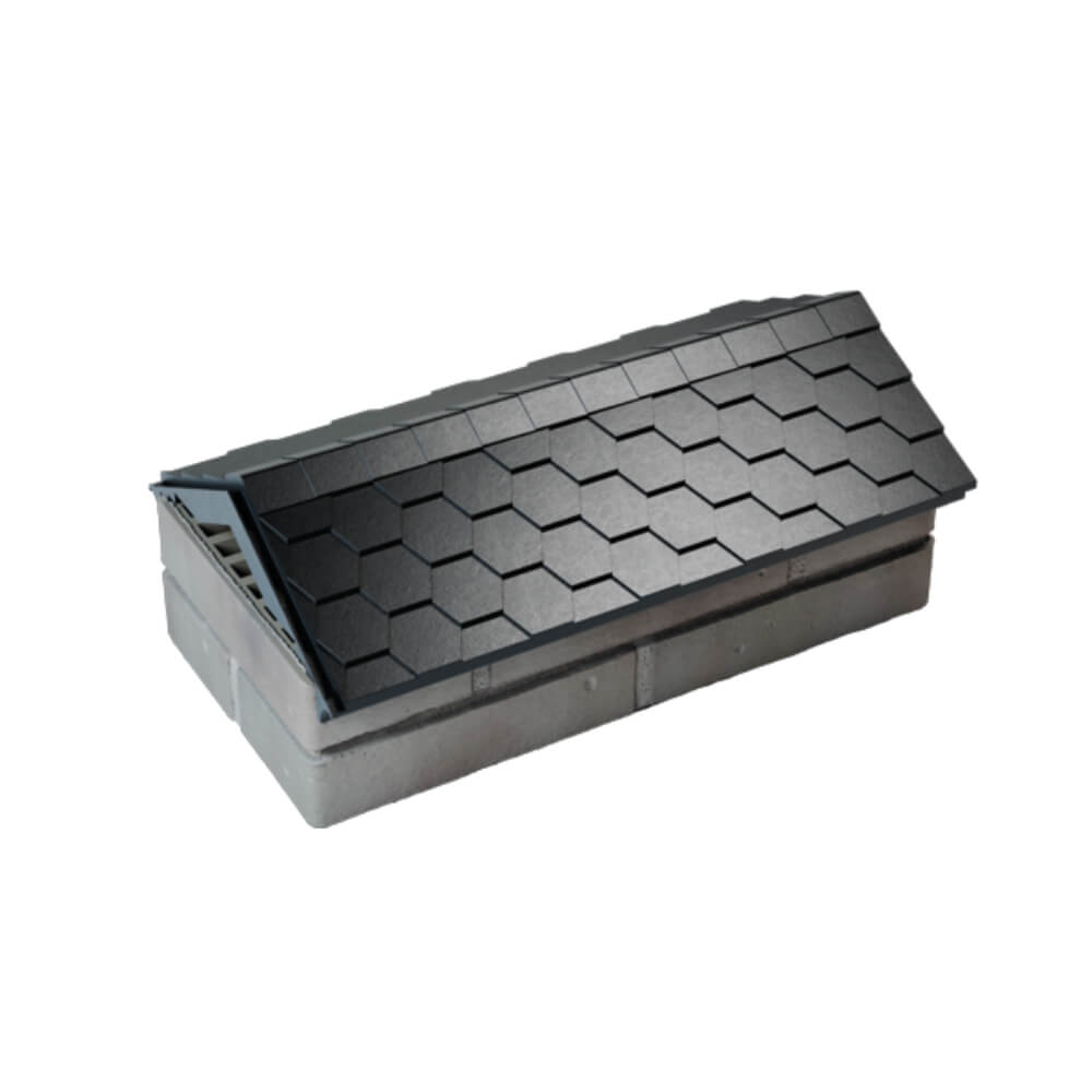 Парапет Zking Эверест Черный с посадкой на 1 кирпич (200/225/255мм) в Шахтах фото