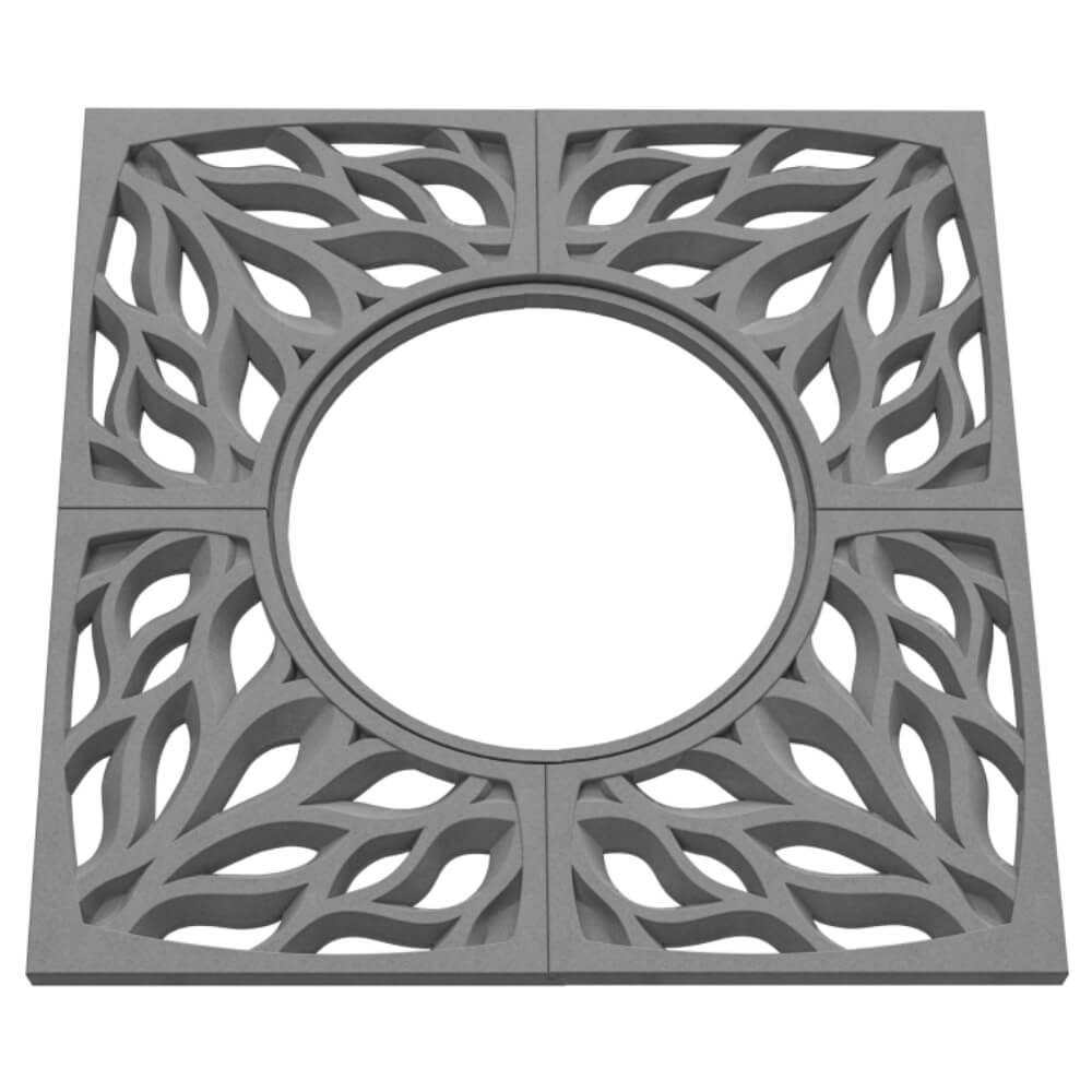 Приствольная решетка для дерева ZKING CRUST 1.2х1.2м Серая в Шахтах фото