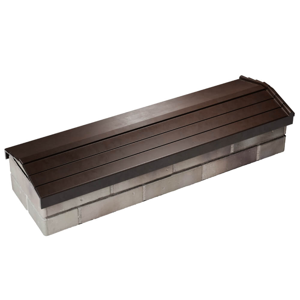 Парапет Zking Бона ХайТек Коричневый посадка на 0.5 кирпича (130мм) в Шахтах фото