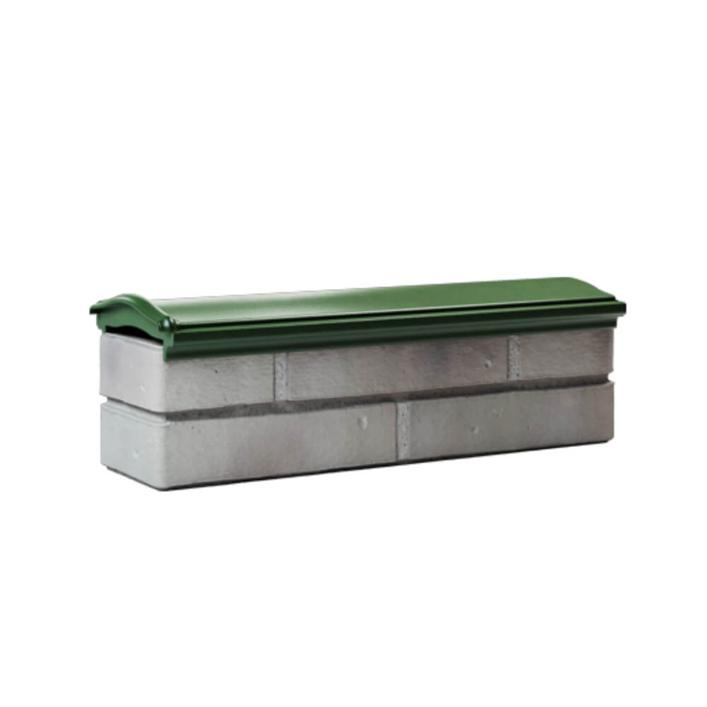 Парапет Zking Монблан Зеленый посадка на 0.5 кирпича (130мм) Шахты фото