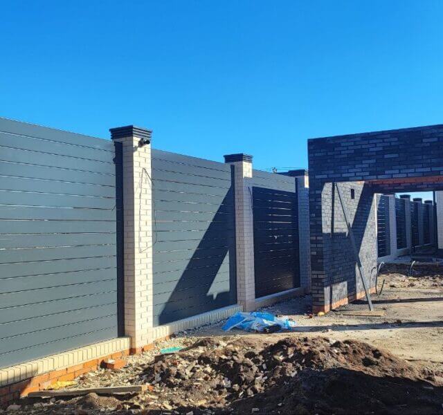 Колпак Zking Бона ХайТек Серый на столб 1.5х1.5 кирпича (385х385мм) в Шахтах фото