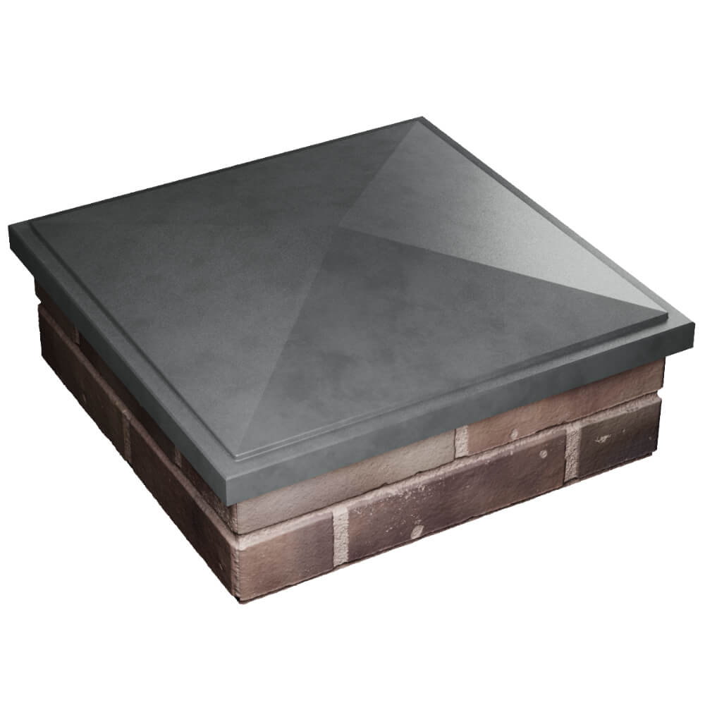 Колпак Zking БонаМоно Серый на столб 2х2 кирпича (515х515, 530х530мм) в Шахтах фото