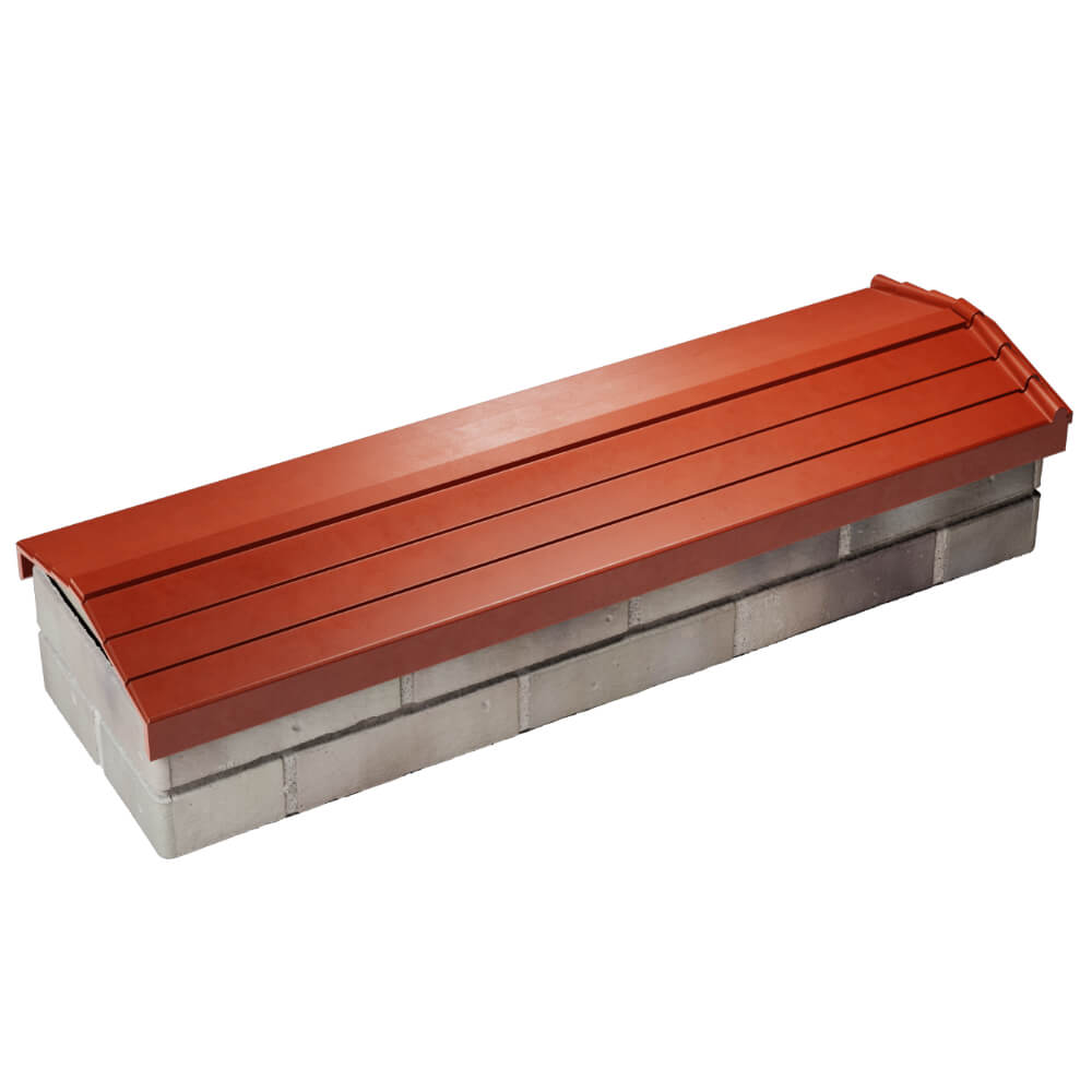 Парапет Zking Бона ХайТек Красный посадка на 0.5 кирпича (130мм) в Шахтах фото