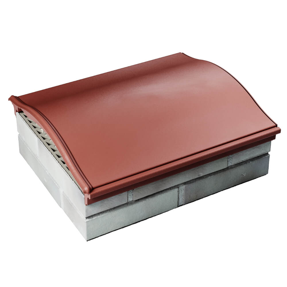 Парапет Zking Монблан Красный посадка на 1.5 кирпича (355/385мм) в Шахтах фото