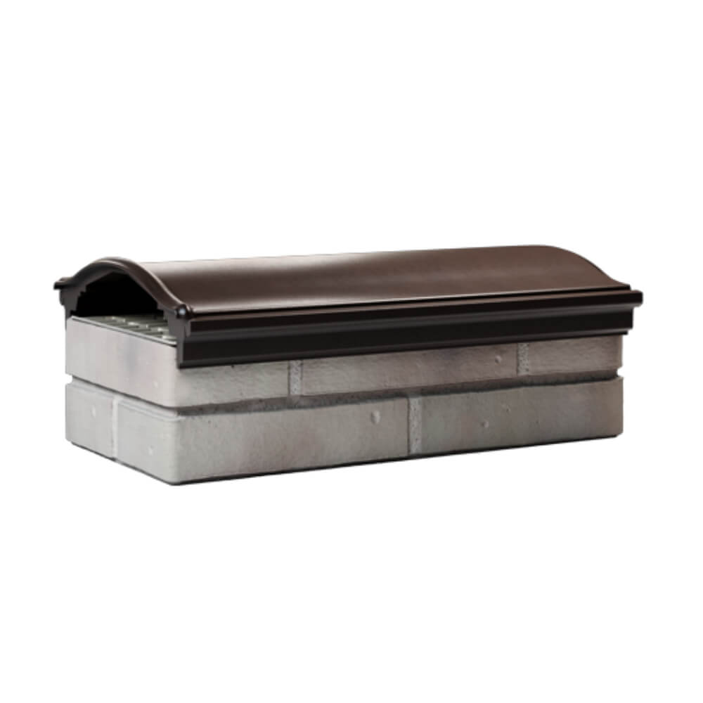 Парапет Zking Монблан Коричневый посадка на 1 кирпич (200/225/255мм) Шахты фото