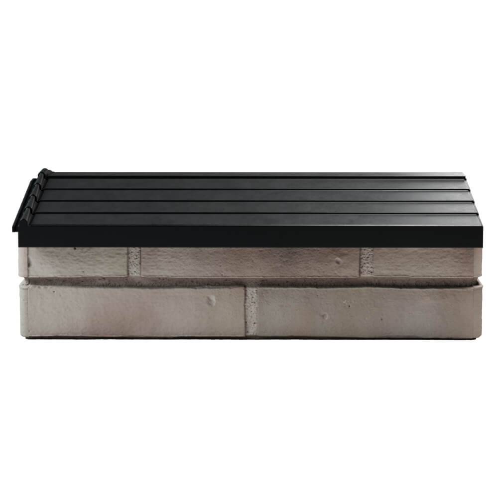 Парапет Zking Бона ХайТек Черный с посадкой на 1 кирпич (200/225/255мм) в Шахтах фото