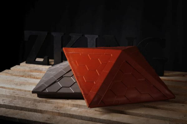 Колпак Zking Эверест Красный на столб 1.5х1.5 кирпича (390х390мм) в Шахтах фото