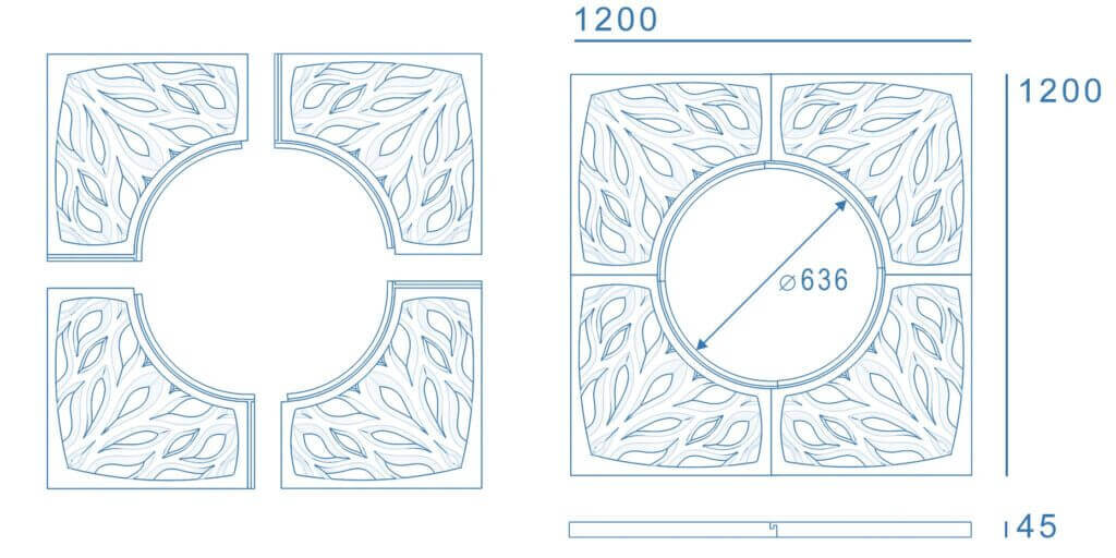 Приствольная решетка для дерева ZKING CRUST 1.2х1.2м Черная в Шахтах фото