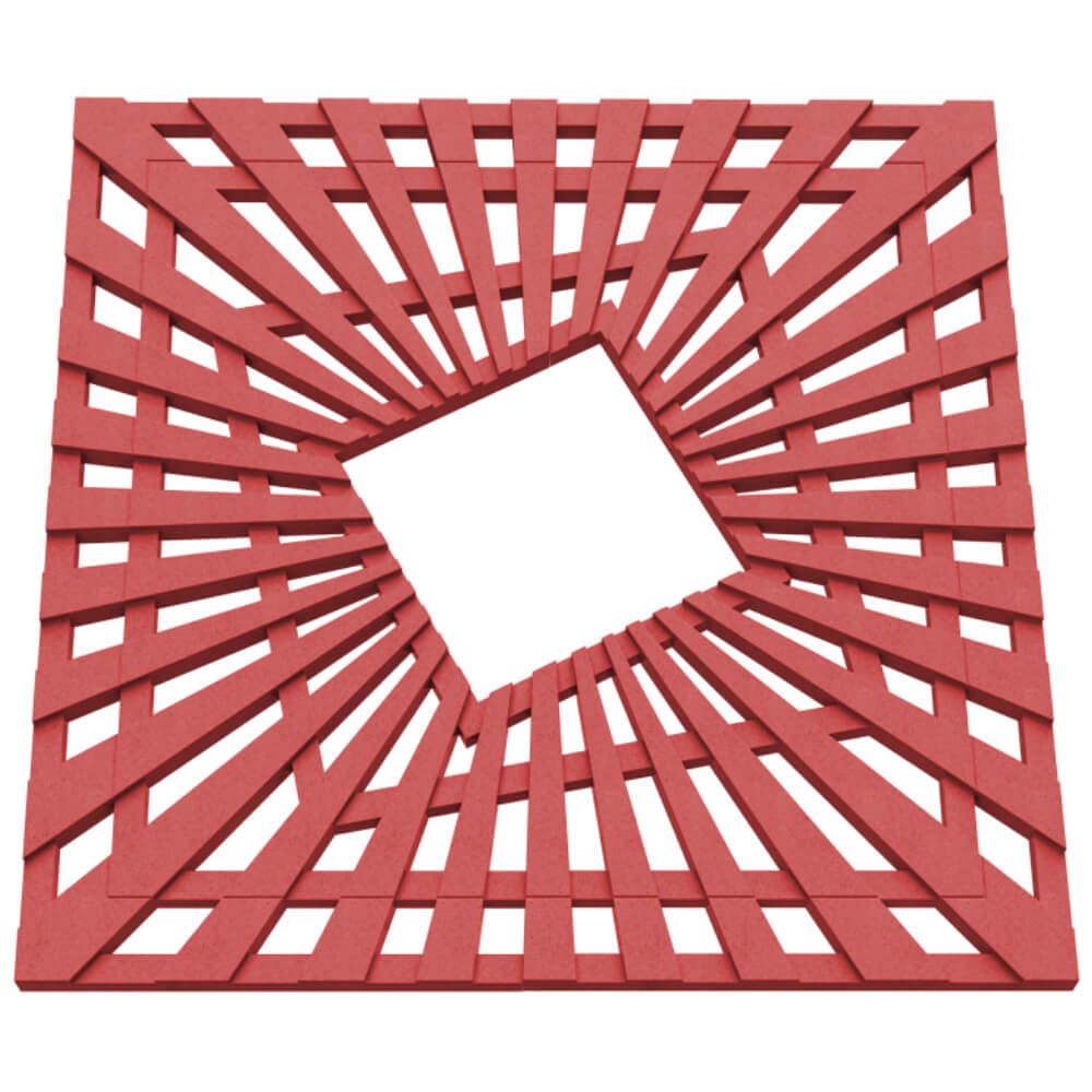 Приствольная решетка для дерева ZKING ATMOSPHERE 1.2х1.2м Красная в Шахтах фото