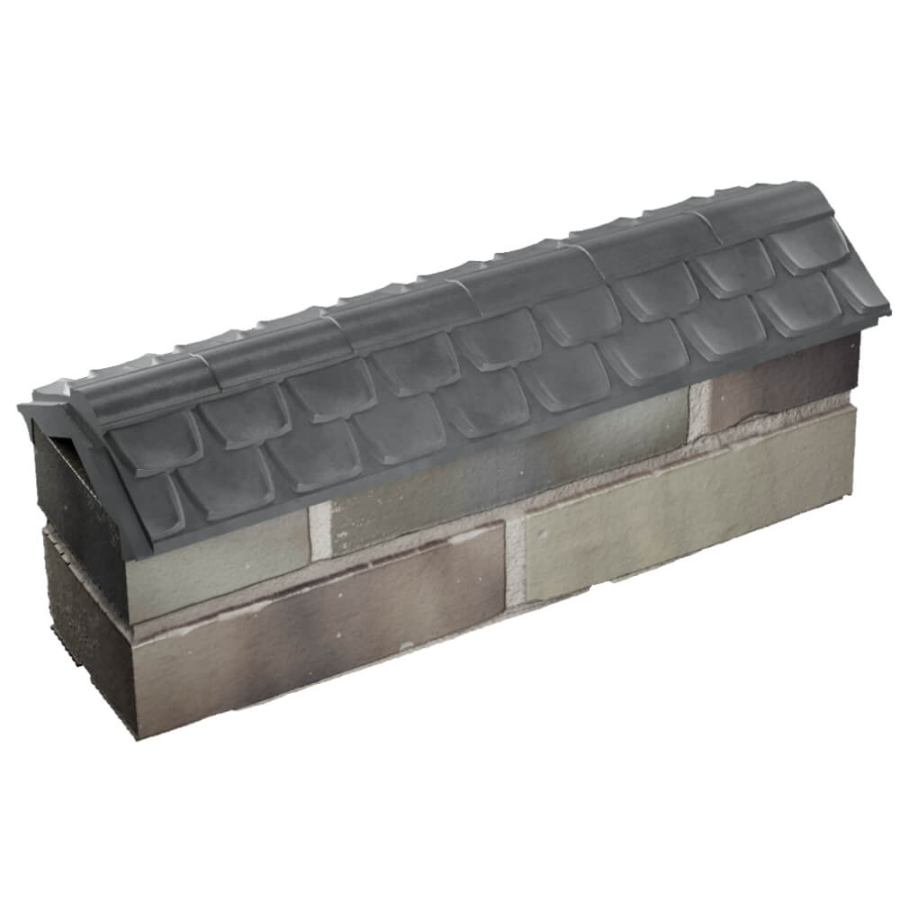 Парапет Zking Эльбрус Серый с посадкой на 0.5 кирпича (130мм) в Шахтах фото