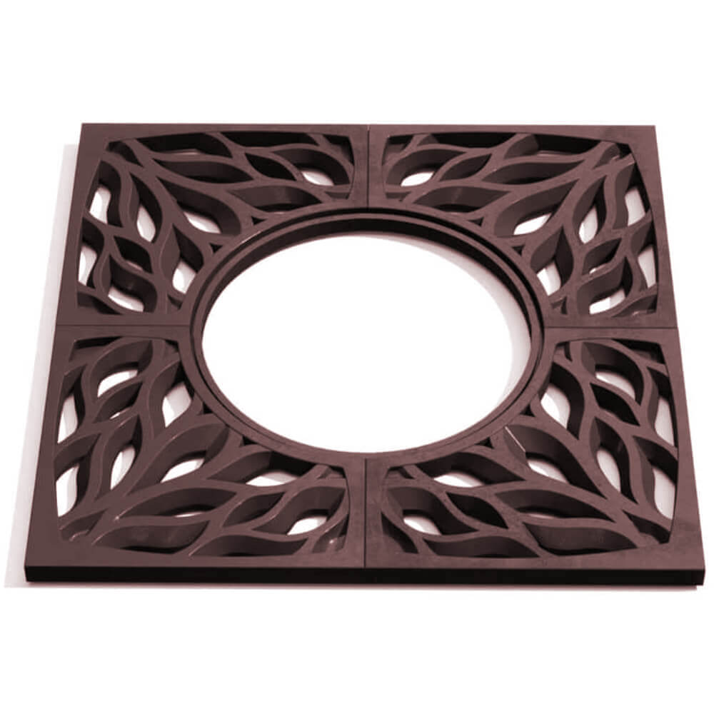 Приствольная решетка для дерева ZKING CRUST 1.2х1.2м Коричневая Шахты фото