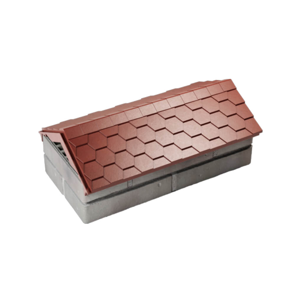 Парапет Zking Эверест Красный с посадкой на 1 кирпич (200/225/255мм) в Шахтах фото