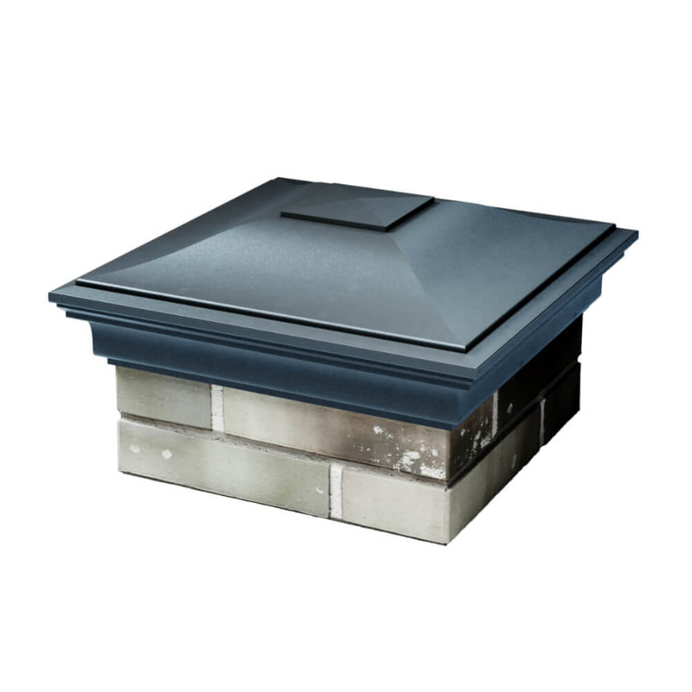 Колпак Zking Монблан Серый на столб 1.5х1.5 еврокирпича 0.7НФ (355х355мм) в Шахтах фото