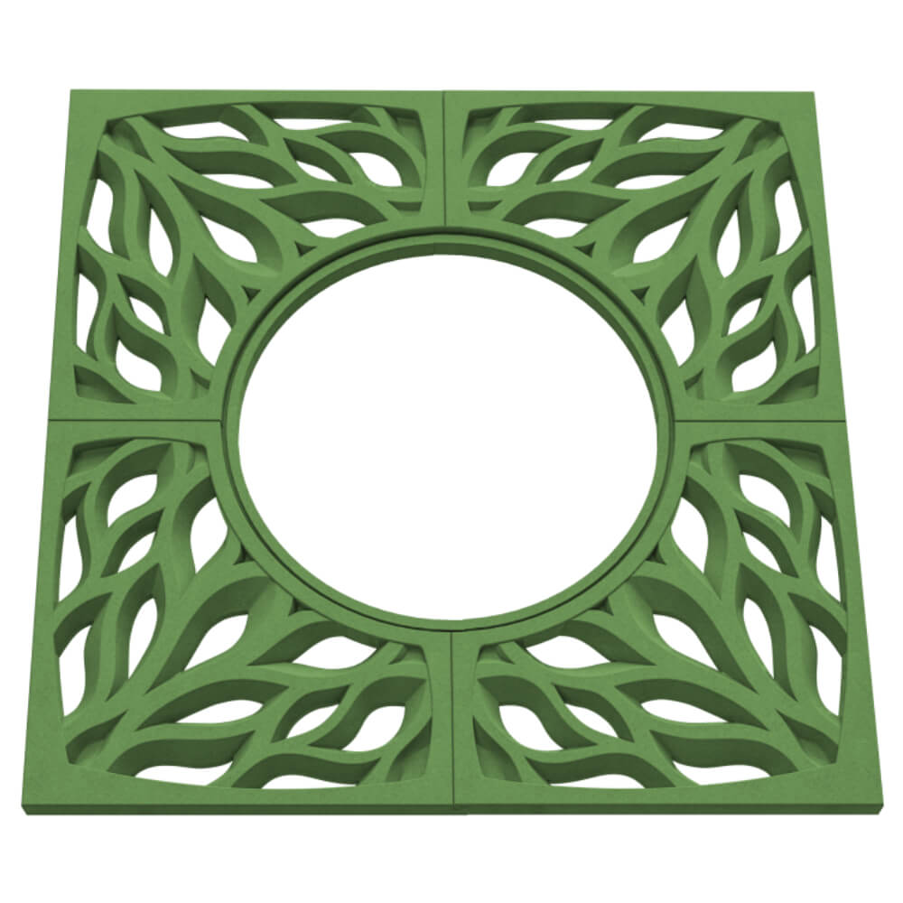 Приствольная решетка для дерева ZKING CRUST 1.2х1.2м Зеленая в Шахтах фото