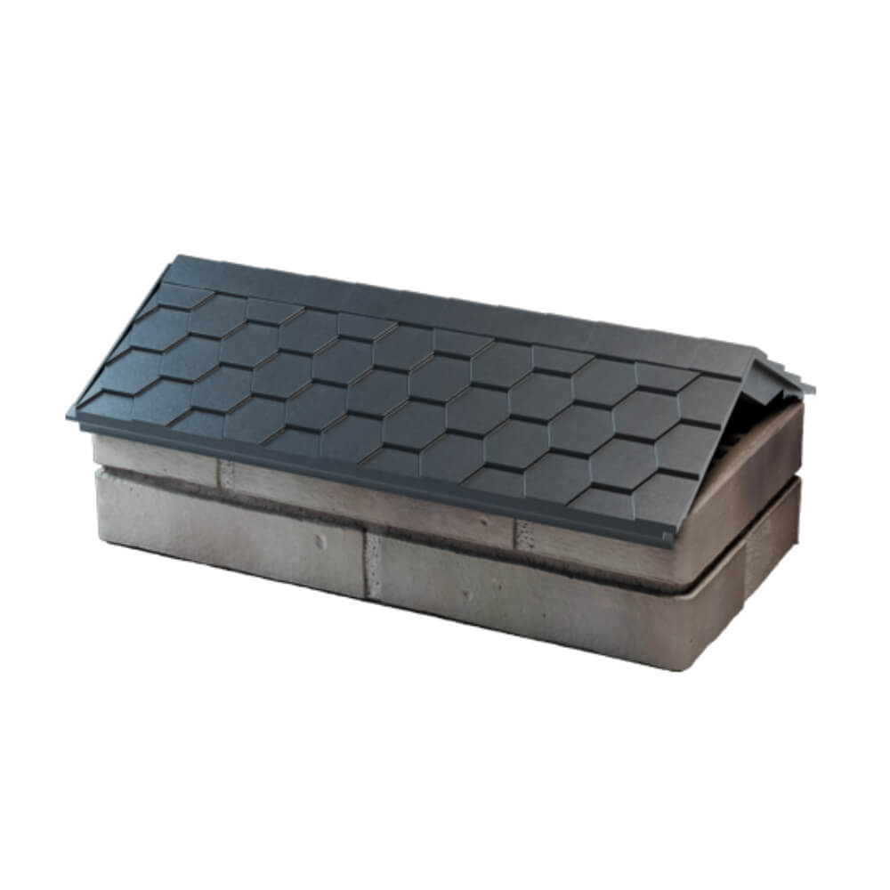 Парапет Zking Эверест Серый с посадкой на 1 кирпич (200/225/255мм) в Шахтах фото