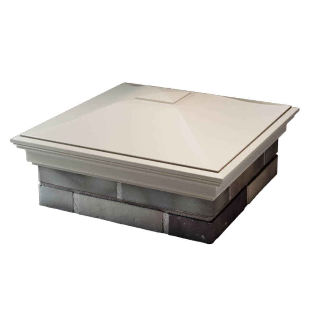 Колпак Zking Монблан Бежевый на столб 2х2 кирпича (515х515мм) в Шахтах фото