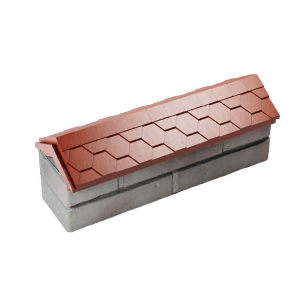 Парапет Zking Эверест Красный с посадкой на 0.5 кирпича (130мм) в Шахтах фото