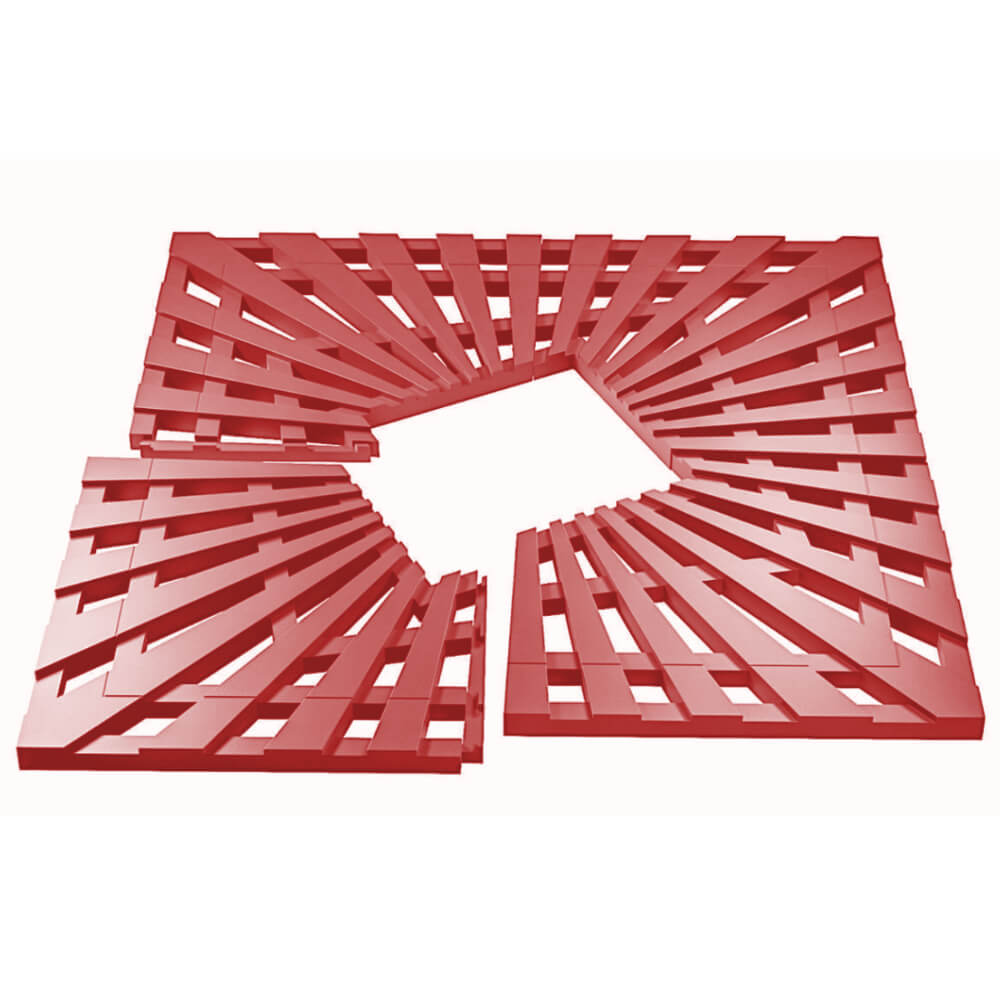 Приствольная решетка для дерева ZKING ATMOSPHERE 1.2х1.2м Красная в Шахтах фото