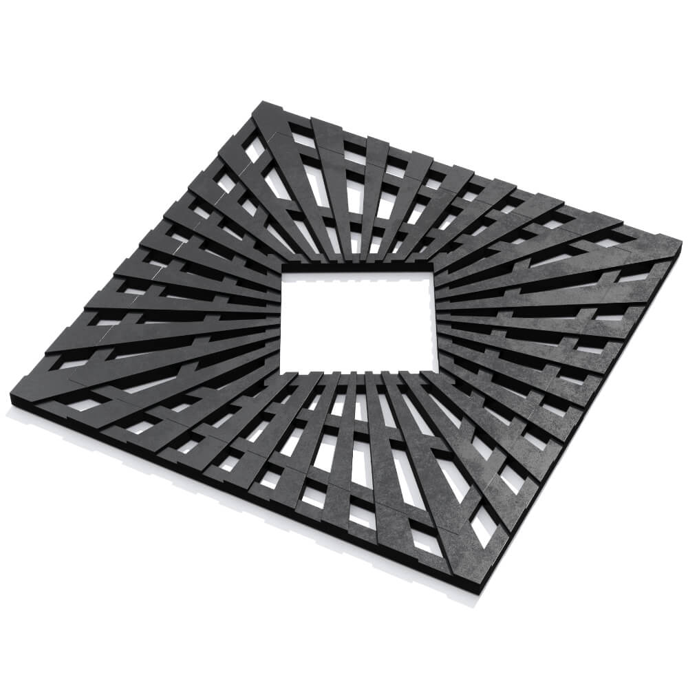 Приствольная решетка для дерева ZKING ATMOSPHERE 1.2х1.2м Черная в Шахтах фото