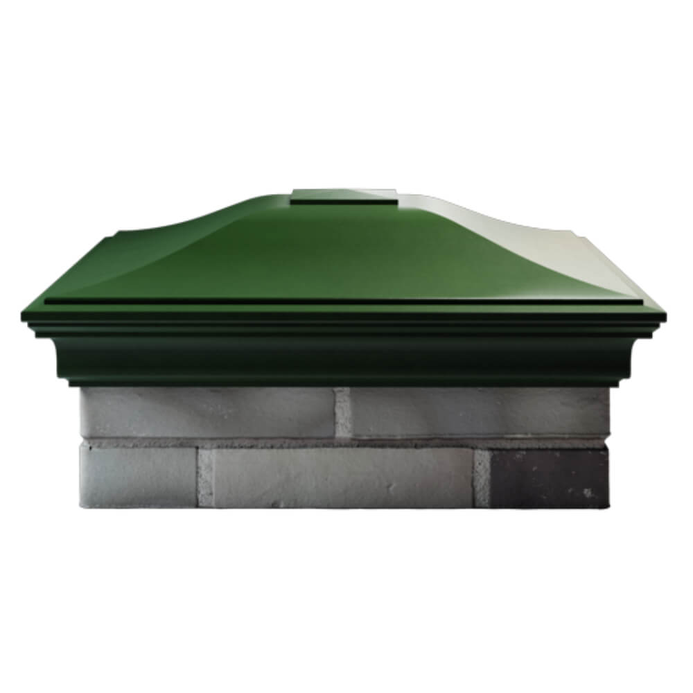 Колпак Zking Монблан Зеленый на столб 2х2 кирпича (515х515мм) в Шахтах фото