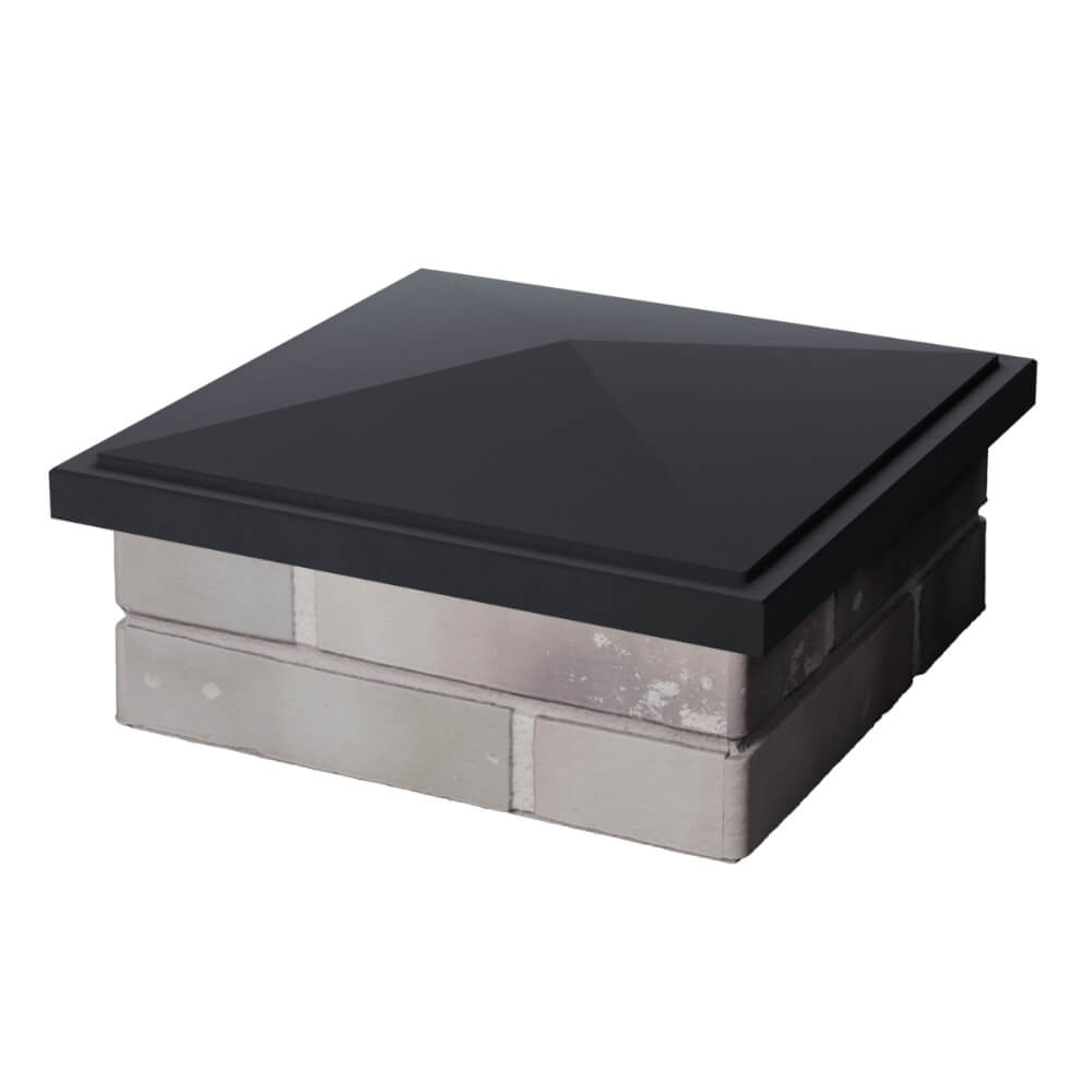 Колпак Zking БонаМоно Серый на столб 1.5х1.5 кирпича (385х385, 400х400мм) в Шахтах фото