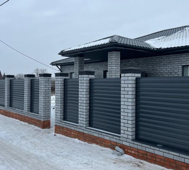 Колпак Zking Бона ХайТек Серый на столб 1.5х1.5 кирпича (385х385мм) в Шахтах фото