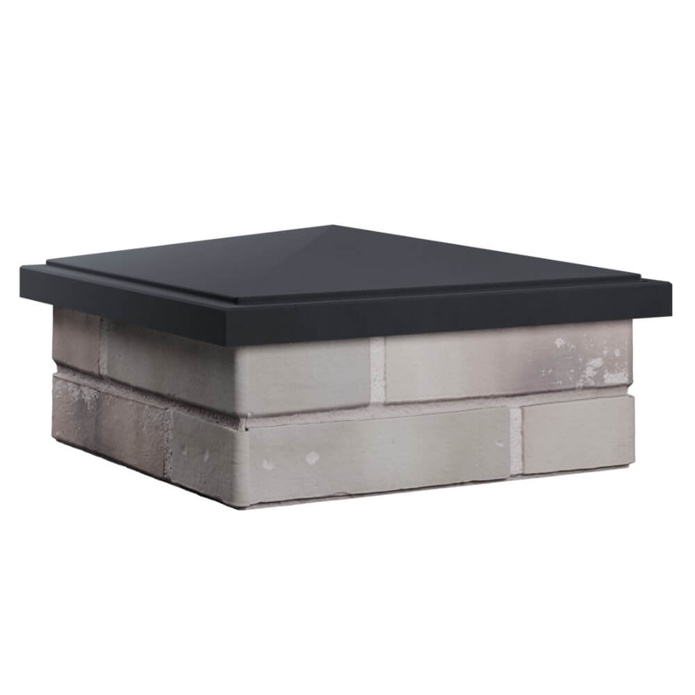 Колпак Zking БонаМоно Серый на столб 1.5х1.5 кирпича (385х385, 400х400мм) в Шахтах фото