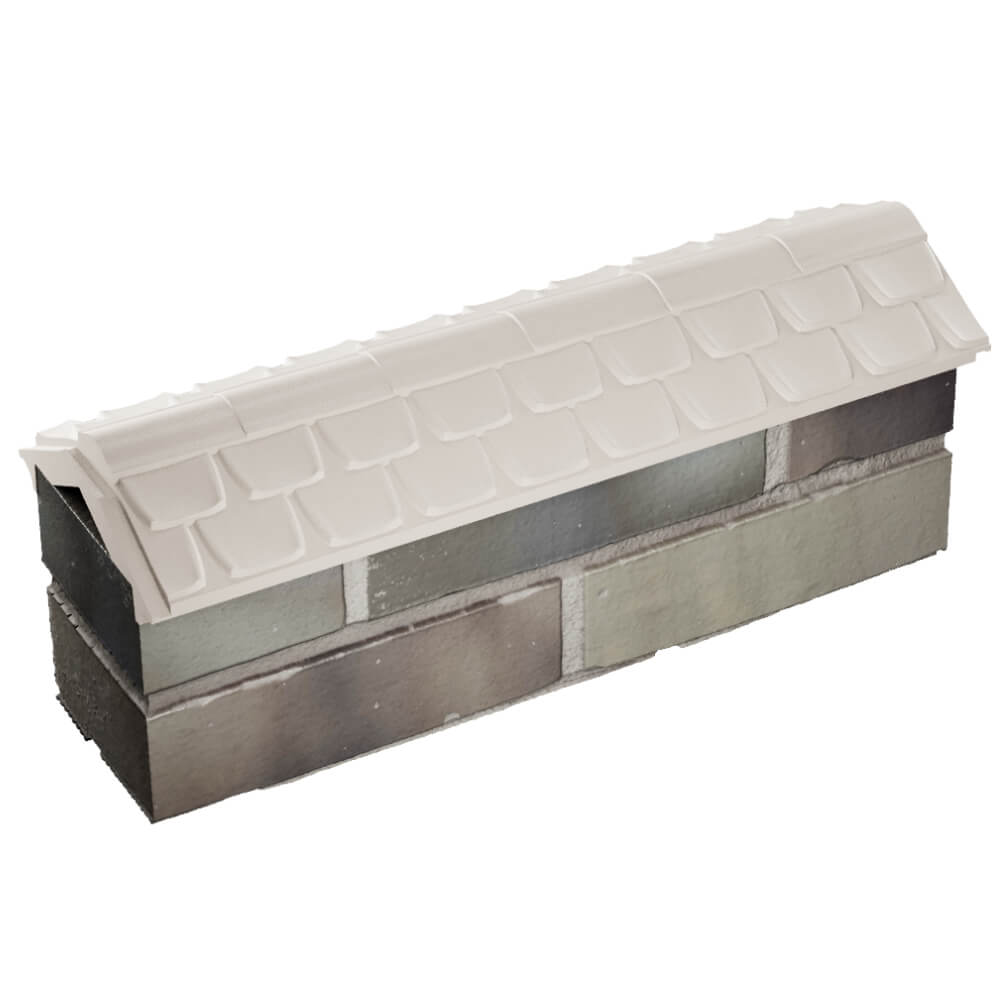 Парапет Zking Эльбрус Бежевый с посадкой на 0.5 кирпича (130мм) в Шахтах фото