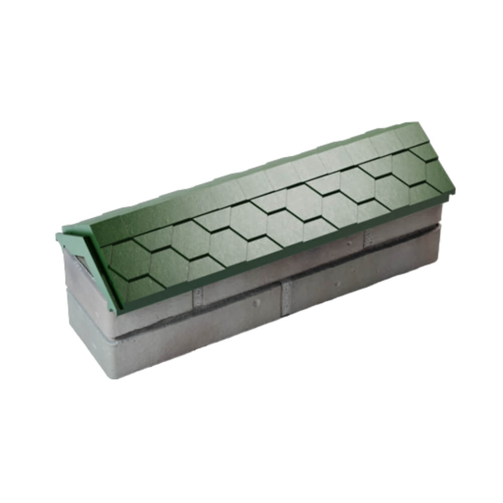 Парапет Zking Эверест Зеленый с посадкой на 0.5 кирпича (130мм) в Шахтах фото